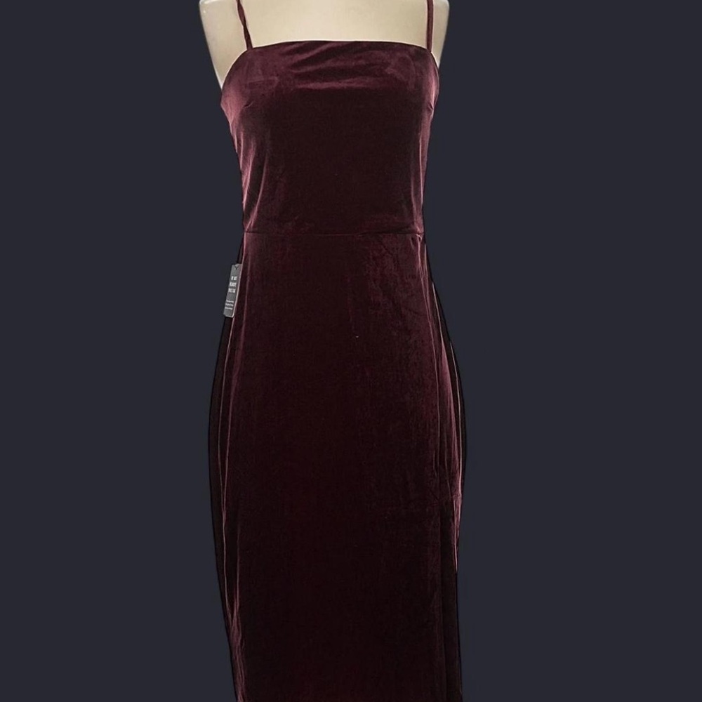 Express Rich Burgundy Dress
